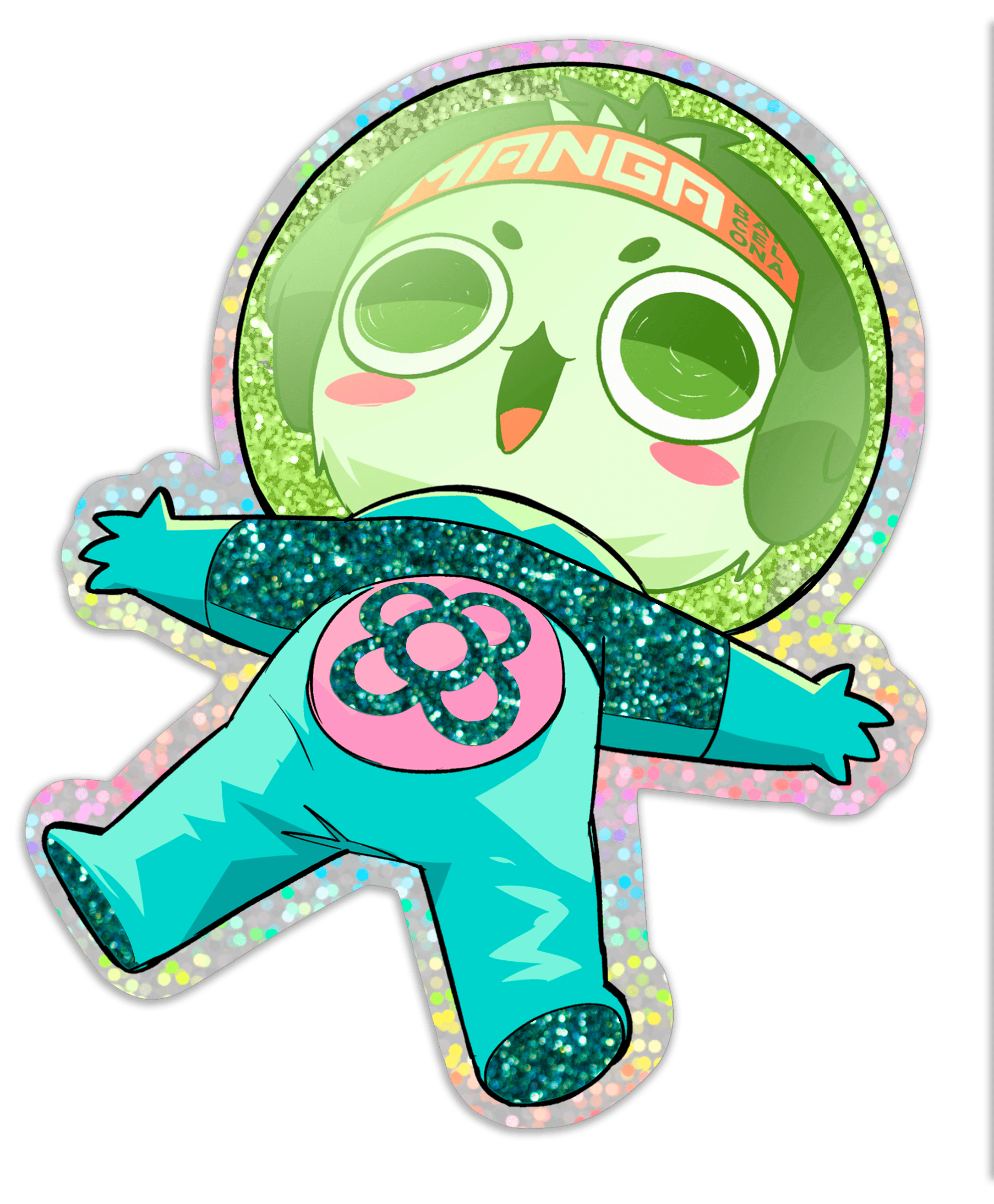 Sticker Purpurina Onachan